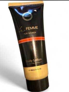 Armaf Le Femme Body Lotion for Women — Black & Gold